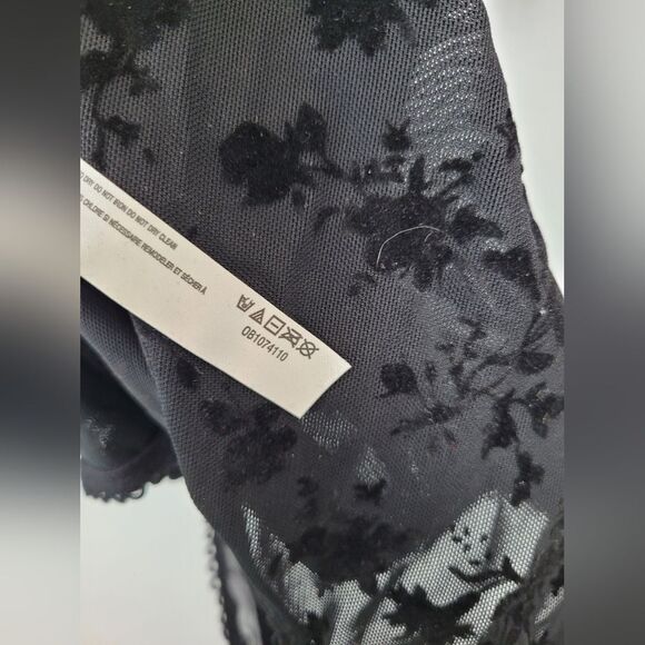 NEW Intimately Free People Bodysuit Black Lace Babes In Bandeaus Size Large - Picture 7 of 12